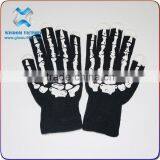 2016 Led Light Up Skull Glove/Handmade Led Finger Glove,led Glove Light