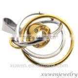 Fashion Circle Stainless Steel 18k Gold Plated Jewelry