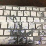 White Marble 0.3MM Silicone Keyboard Skin for Laptop Keyboard thumbnail-4