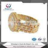 Fashion Lady Wrist Watch Slim Stone Quartz Watch thumbnail-3