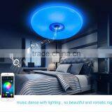 Smart APP Control Led Ceiling Light Music Smart Ceiling Lamp Bluetooth Speaker Music Light