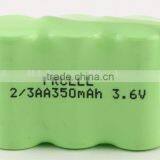 NI-MH 3.6V 2/3AA 350mah Rechargeable Solar Lights Battery Pack thumbnail-3