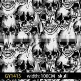 2016 Greater Wind Water Transfer Printing Film Hydro Printing Factory Skull Pattern GY1415 100cm