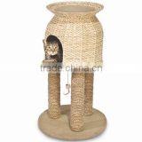 Water hyacinth cat bed/ wicker pet beds/ one cat beds/ one dog beds/ natural wicker pet beds/ cheap pet beds