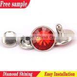The Most Charming Red Diamond Metal Rivet for Ladies Accessory thumbnail-1