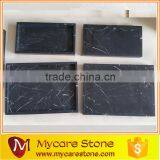 30x16x3cm Honed Natural Nero Marquina Black Marble Tray thumbnail-5