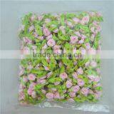 Handmade White Satin Ribbon Flower for Garment and Shoes thumbnail-3