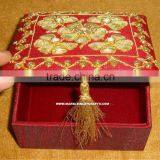 Home Decorative Hand Embroidery Jewelry Box thumbnail-3