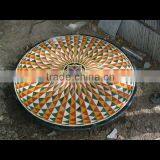 Marble Inlay Flooring , Marble Medallion , Stone Mosaic Medallion