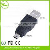 USB 2.0 Female to Mini 5Pin Male Converter Extension Adapter