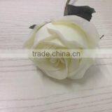Wholesale Pure White Rose Flower Artificial Diamond Rose Head for Sale thumbnail-2