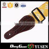 Cheap Price Polyester Custom Yellow Guitar Strap With High Quality thumbnail-3