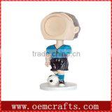 No Face Photo Soccer Player Bobble Head thumbnail-1