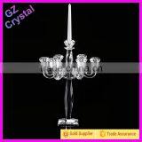 Elegant Wedding Centerpiece Candle Holder 3 Arms Crystal Candelabra thumbnail-3