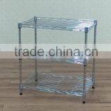 3 Tier Metal Chrom Modular Shelving Unit