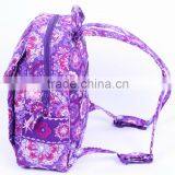 Z326 SD041N Kids Mini Travel 100% Cotton Quilted Backpack thumbnail-6
