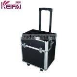 Custom Logo Personalized Lockable Aluminum Frame ABS Lighting Makeup Case With Stand thumbnail-3