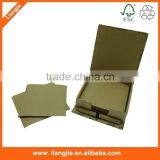 Hard Paper Box Memo Pads, Notepads With Ballpen and Holder thumbnail-2