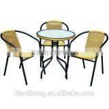 Cheap Steel Frame Rattan Garden Sets Furniture thumbnail-1