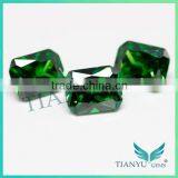 Free Sample Hot Sale Gemstone Wholesale Octagon Cut Cubic Zirconia,Synthetic Emerald Green CZ Stone thumbnail-5