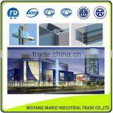 Factory Low Price High Quality Aluminum Fram Glass Curtain Wall thumbnail-1