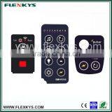 Practical Metal Dome Matty PET Graphic Overlay With High Quality