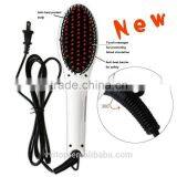 New Beauty VVI Electric LCD ceramic straightening comb hair straightening brush