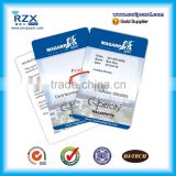 plastic card printing/rfid rewritable card with HF 13.56Mhz chip