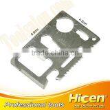 Outdoor Multi Function Portable Stainless Steel Survival Tool Card thumbnail-1