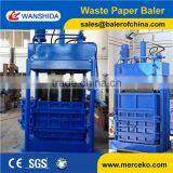 overseas After-sales Service Provided non-metal hydraulic flattening baler with manual tie