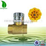 Lockable Magnetic Brass Ball Valve Type A C thumbnail-1