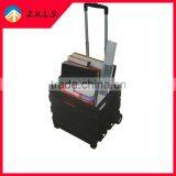 Collapsible Plastic PP Black Hand Luggage Trolley thumbnail-1