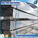 Znic Coated 20x20x0.7mm Pre Galvanized Square Steel Pipe