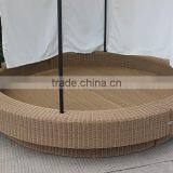 Fancy Contemporary Theme Hotel Wicker Round Beds thumbnail-5