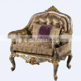 Fancy Art Painting Living Room Sofas, Elegant Hand Painting 3+2+1 Sofa Set, Classic Wood Carving Living Rroom Furniture Set thumbnail-4