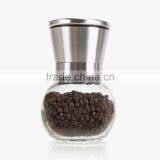 304 Stainless Steel Pepper and Salt Grinder, Spherical Glass Spice Grinder Commercial thumbnail-5
