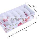 Drawer Dividers Closet Organizers Underpants Scarf Towels Bra Underwear Storage Boxes, 6 Cells thumbnail-1