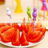 CY119 Plastic Creative Fruit Fork Bird Tree Decorative Household Daily Necessities Dessert Forks thumbnail-6