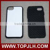 2D Sublimation Rubber 2 in 1 Cell Phone Cover For IPhone 7 thumbnail-1