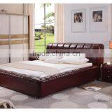2015 Bed Design Furniture / Latest Double Bed Designs YC802 thumbnail-1
