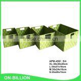 Household Handmade Nylon Woven Storage Basket for Shelf Cabinet thumbnail-3