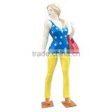Fiberglass Shopping Girls Character Sculpture thumbnail-5