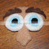 2017 Mr. Mustache Man Felt Hair Clip Made in China