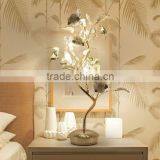 Noble Elegant Italian Style Green Porcelain Floral Nightstand Table Reading Lamp BF12-04284a thumbnail-2