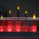 Christmas Candle Holder Christmas Decoration LED Lighted Candle Color Changing thumbnail-6