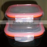 Glass Food Container With Click Lock Lid