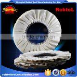 16" Cotton Cloth Buffing Wheel Airway Grinding Polishing Abrasive Fabric Disc Sisal Pad Stitched Biased Felt thumbnail-5