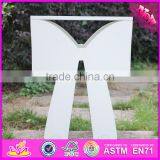 2016 New Design White Wooden Kids Play Table for Study W08G183 thumbnail-5