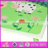 Lovely Wooden Table and Chair Toy for Kids,wooden Toy Table and Chair Set for Children,cute Wooden Table and Chair W08G129 thumbnail-3