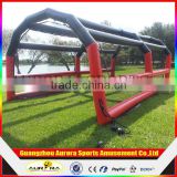 40ft length red black color inflatable batting cage with lower factory price